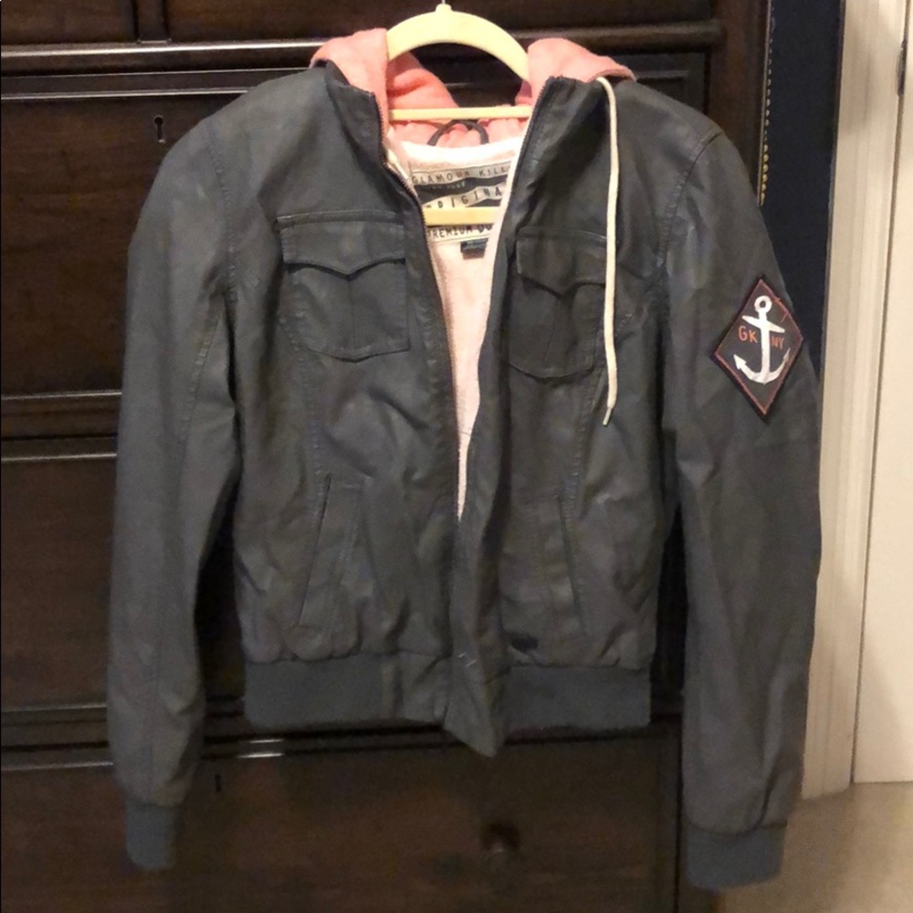 Women’s Leather Jacket w Soft Inside Size Medium